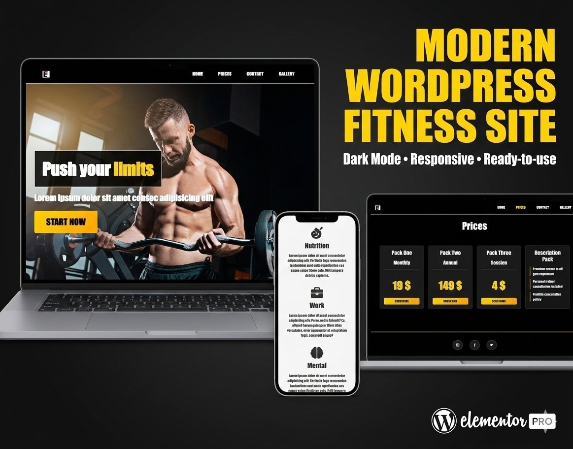 Fitness Dark Pro
